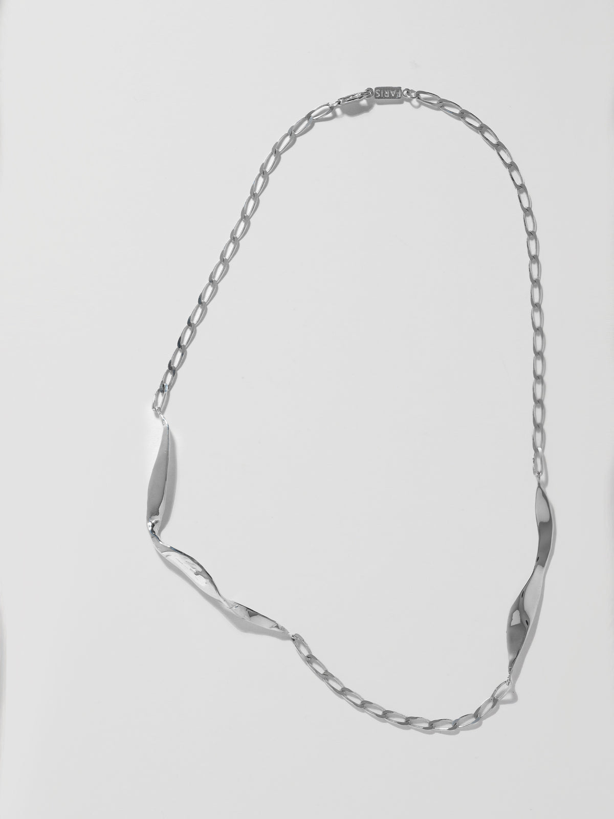 Product image of FARIS BLADE Necklace in sterling silver, full piece in view