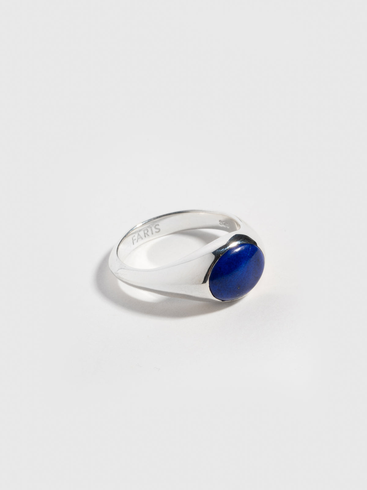 FARIS EYE Ring in sterling silver with lapis