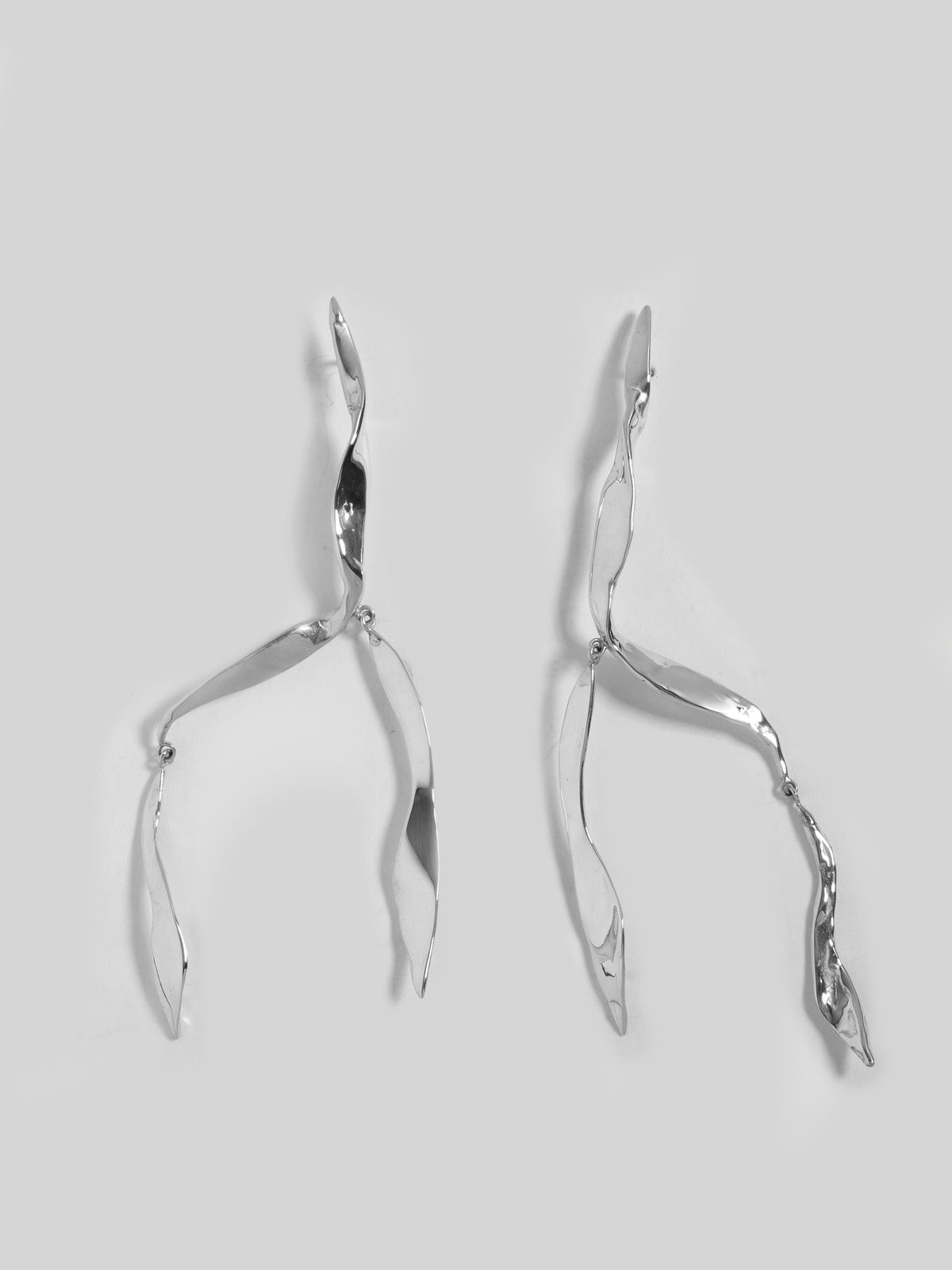 Product image of FARIS BAILE Earrings in sterling silver (front view)