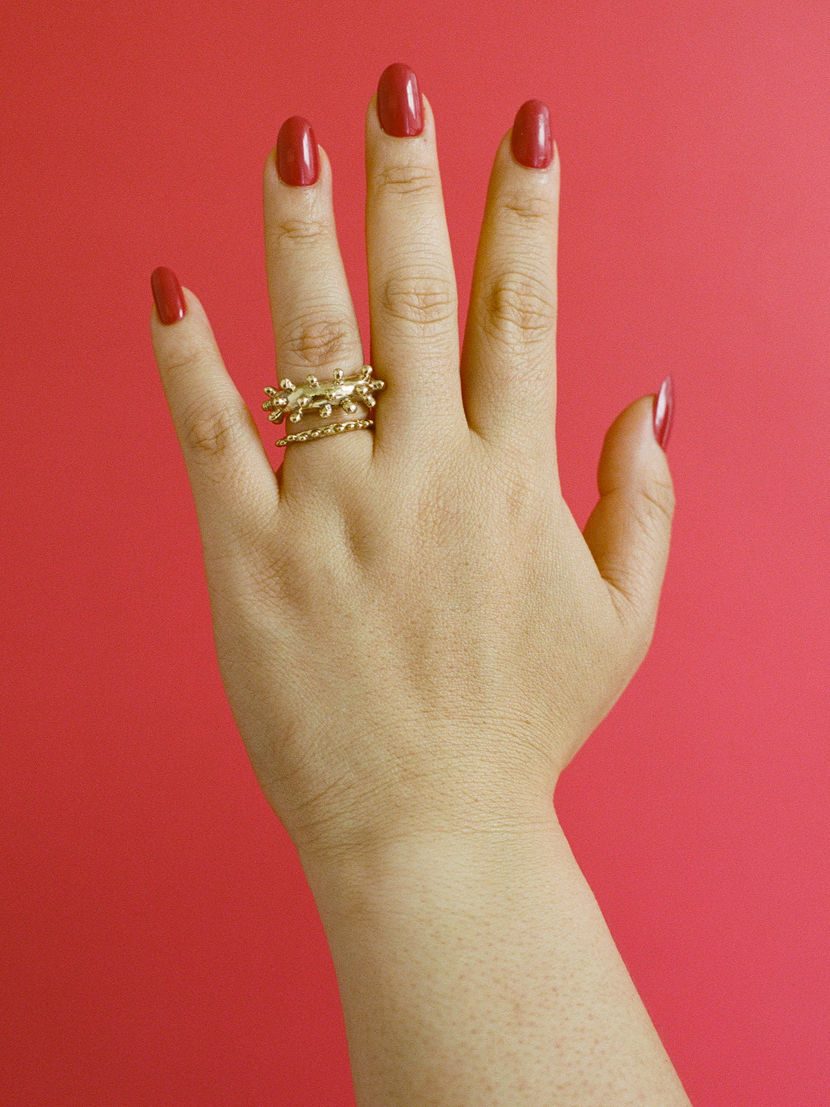 DOTTO RING and DOTTO RING MINI in GOLD by FARIS