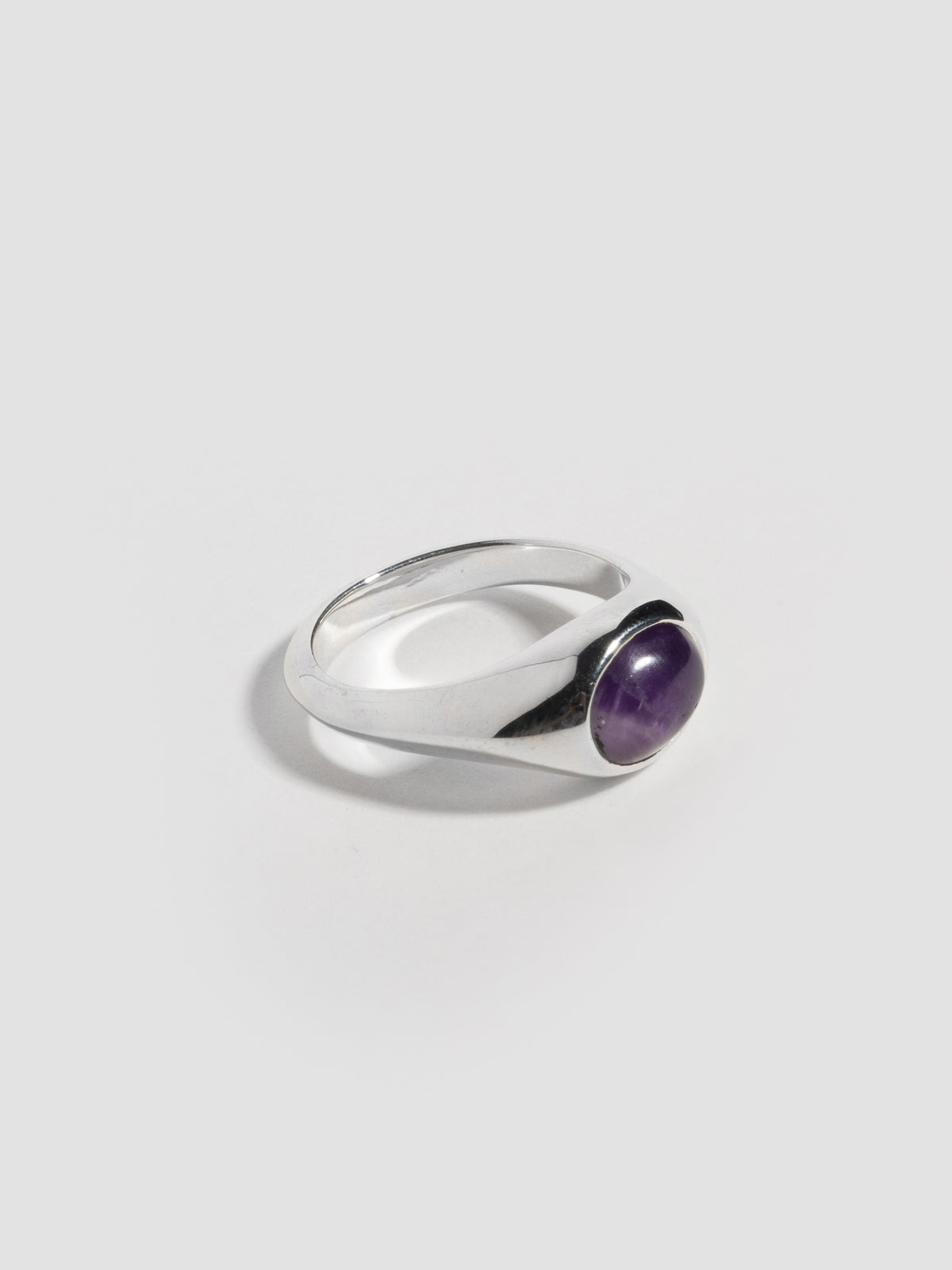FARIS EYE Ring in sterling silver with purple amethyst