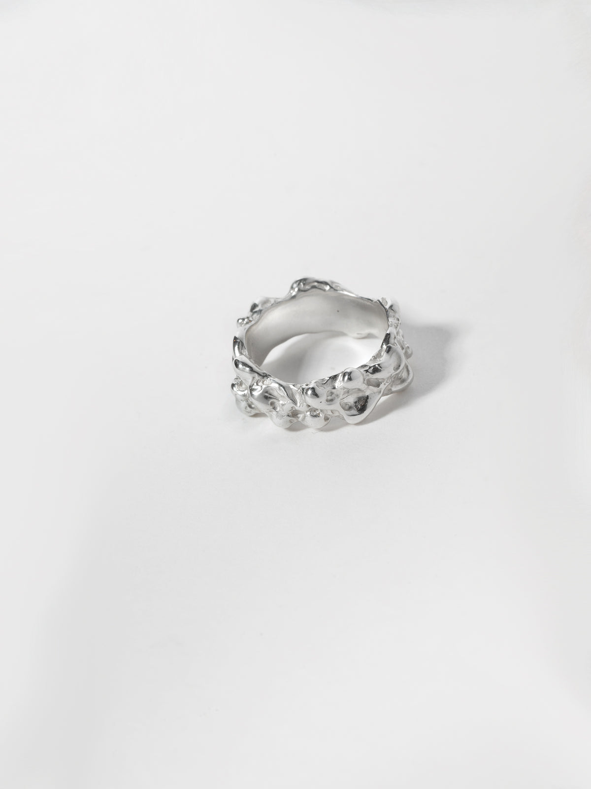 Product image of FARIS LAVA Band 10mm in sterling silver