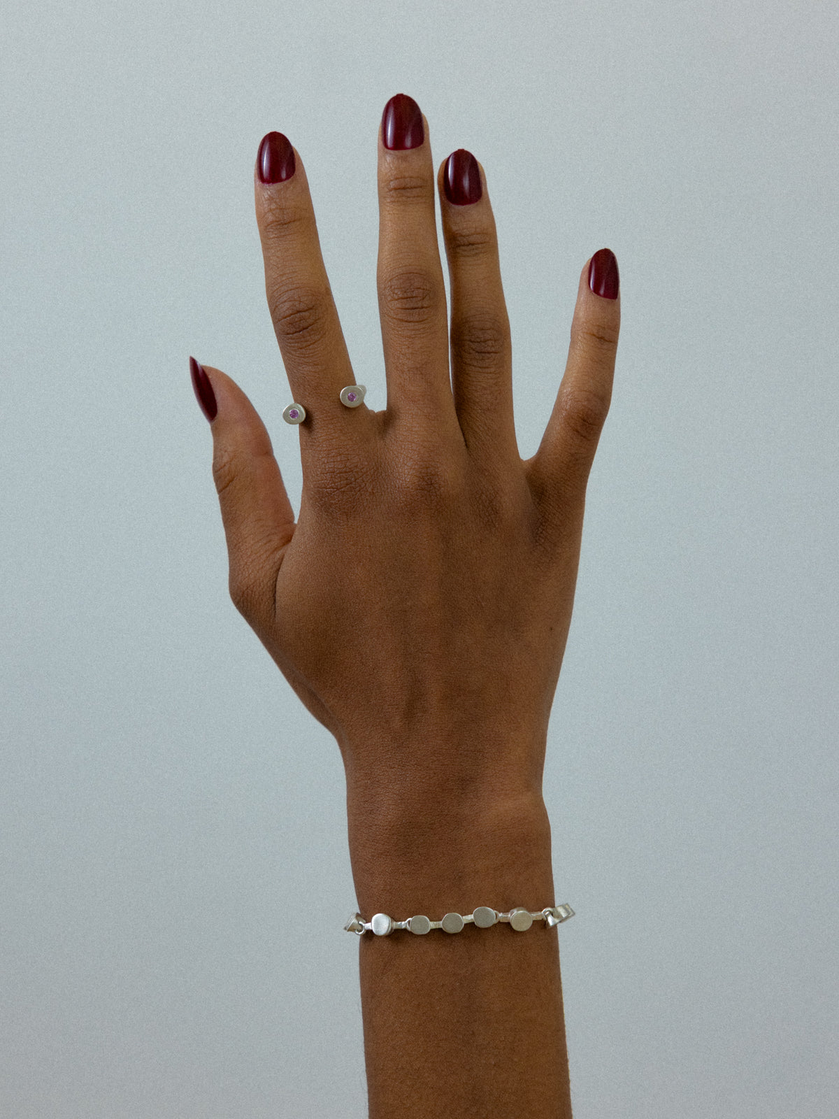 OPEN NAIL GEM Ring