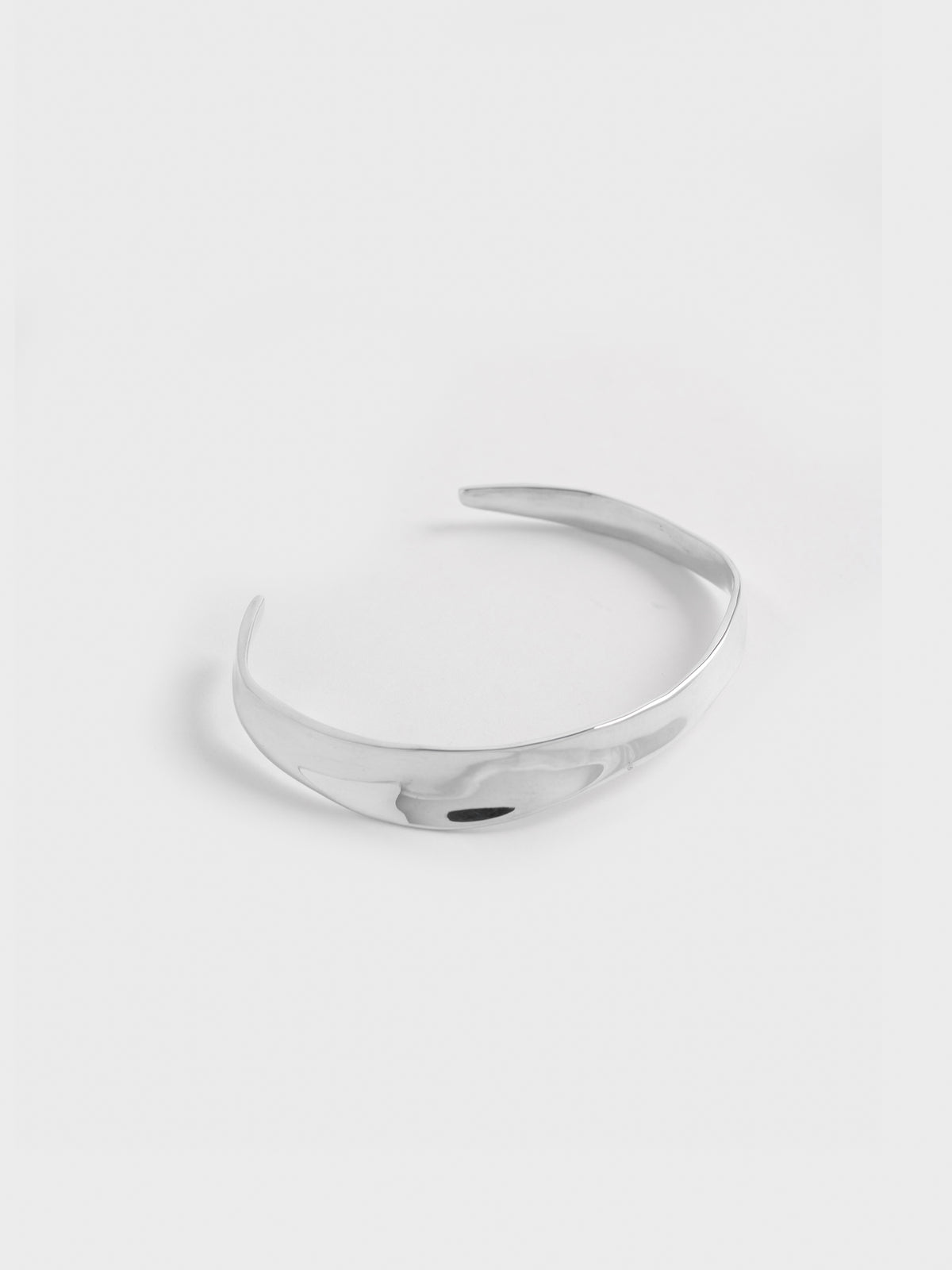 RIVER cuff in sterling silver