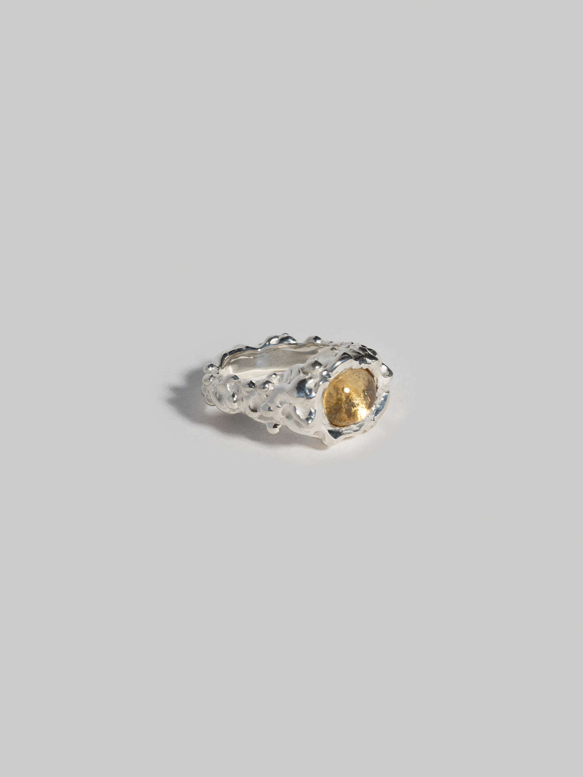 Product image of ROCA EYE Ring in sterling silver with citrine