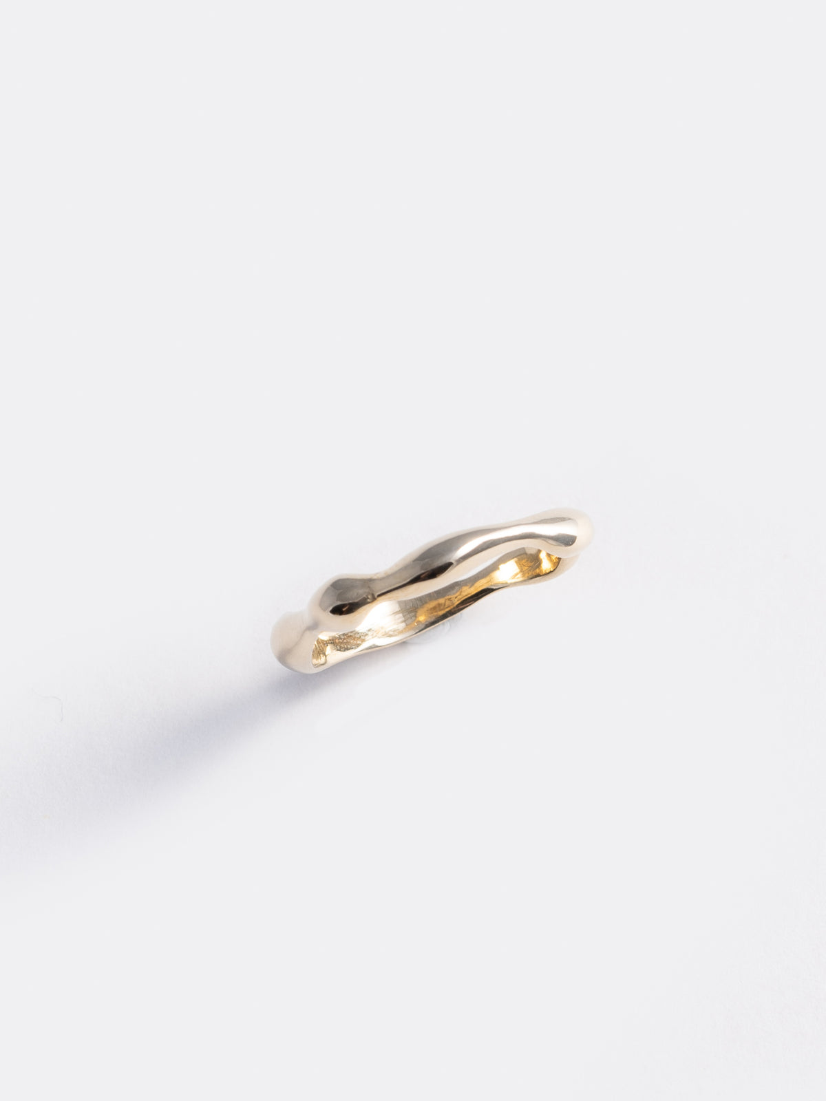 SEEP SLIM band in 14k gold