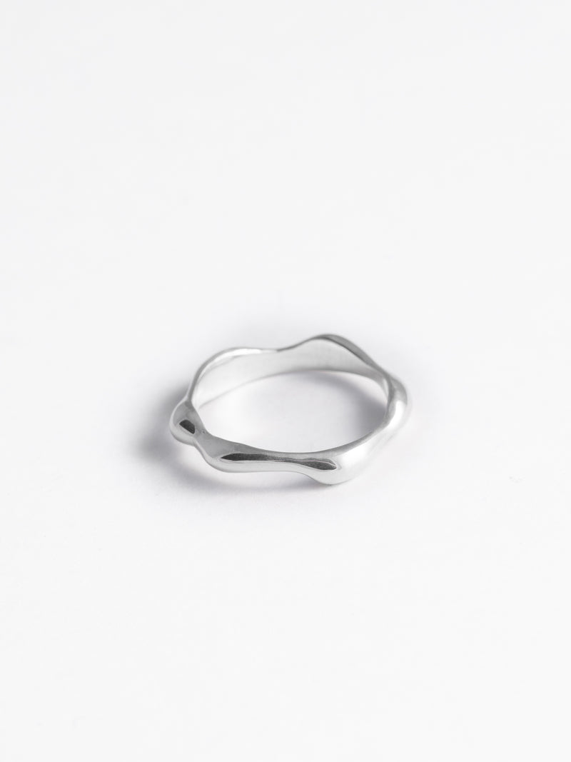 SEEP SLIM band in sterling silver