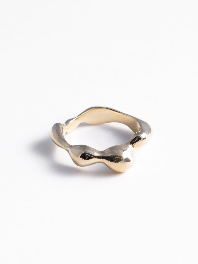 SEEP Ring in gold-plate