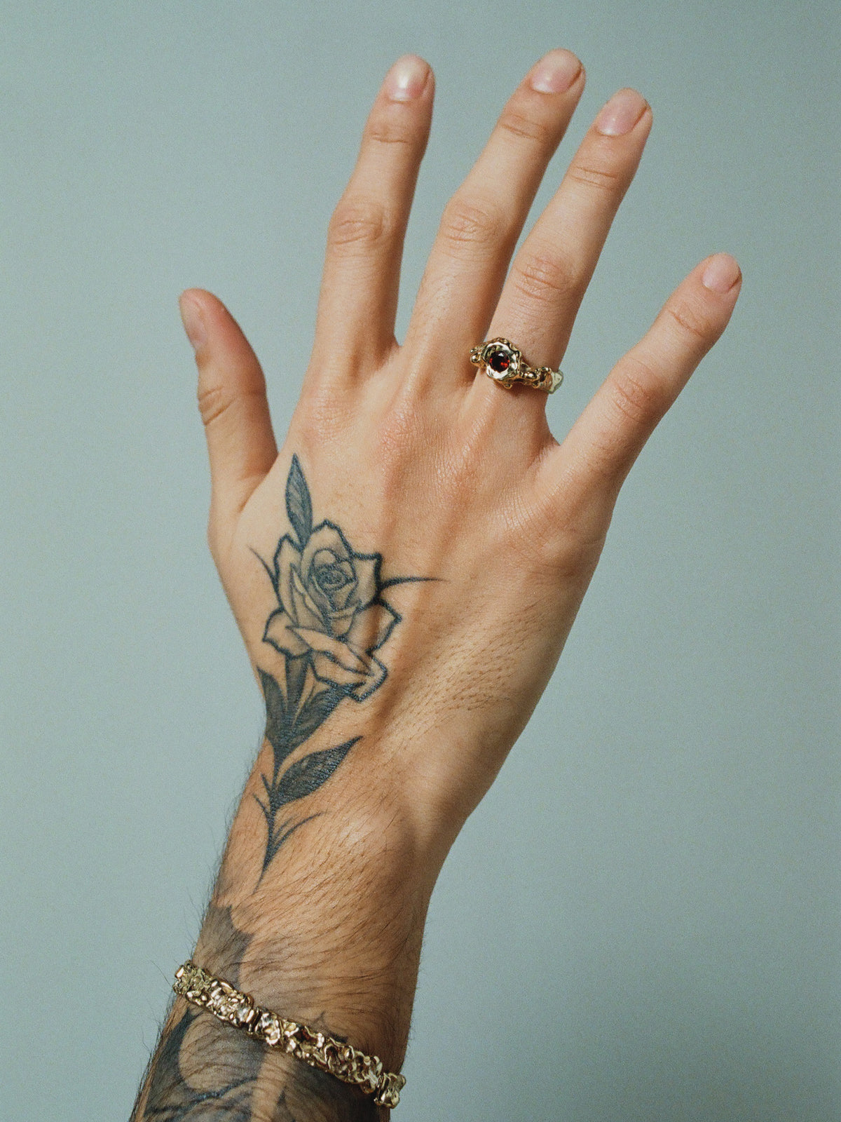 A rose hand tattoo beautifully symbolizes love, beauty, and of course,  passion for the rose and the audaciousness of the hand placemen... |  Instagram