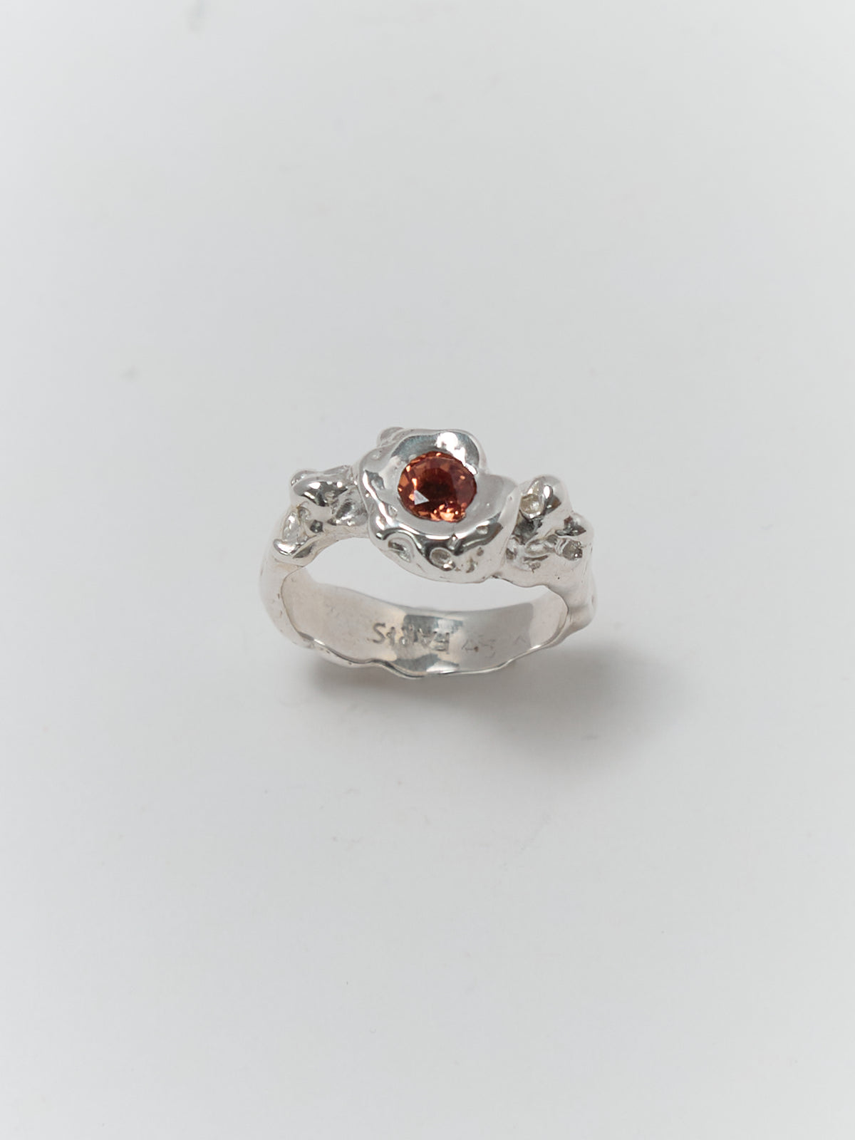SPELL Ring - Lab Padparadscha and Tourmaline