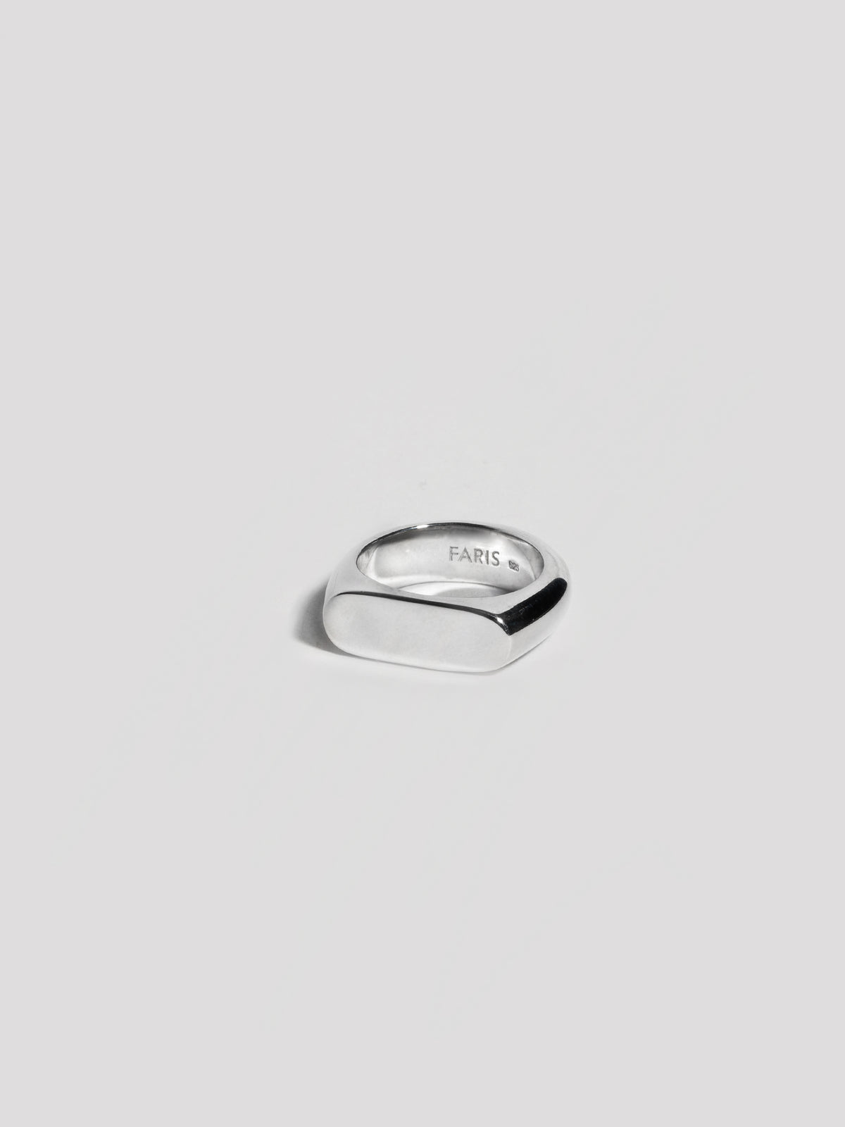 FARIS BLANCO ring in Sterling silver
