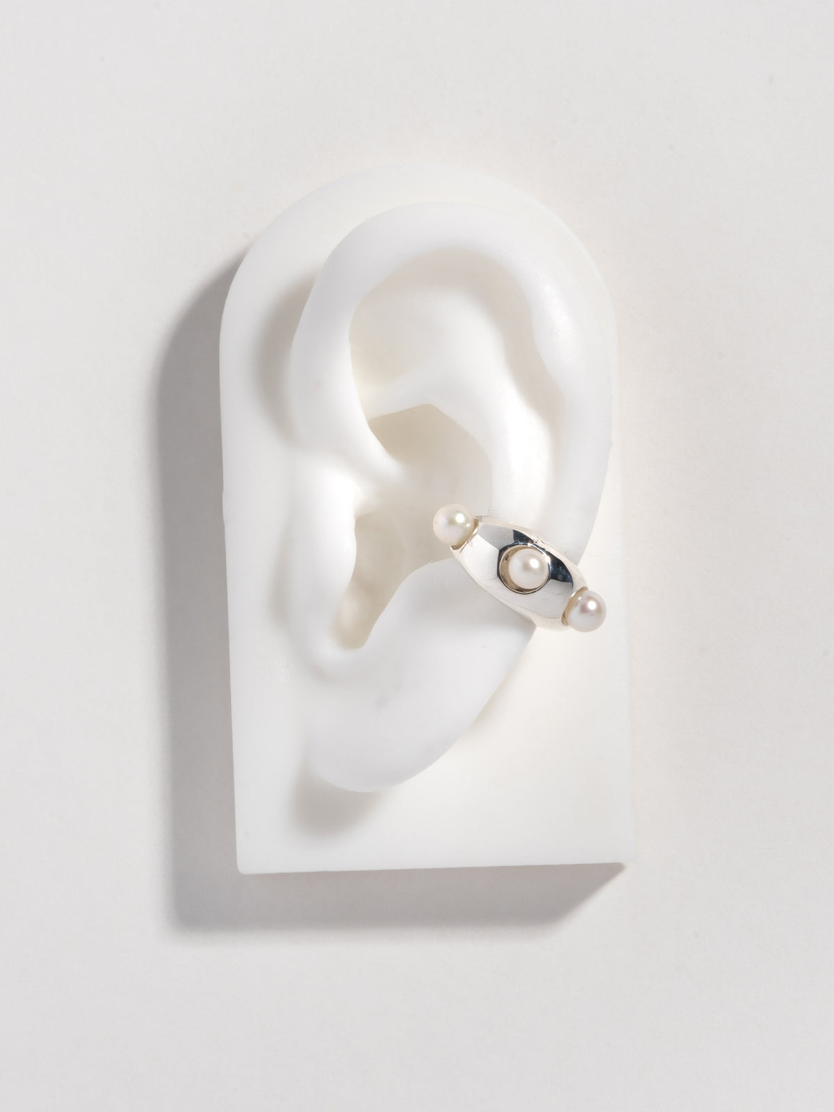 Sterling silver GROSSO Perla ear cuff